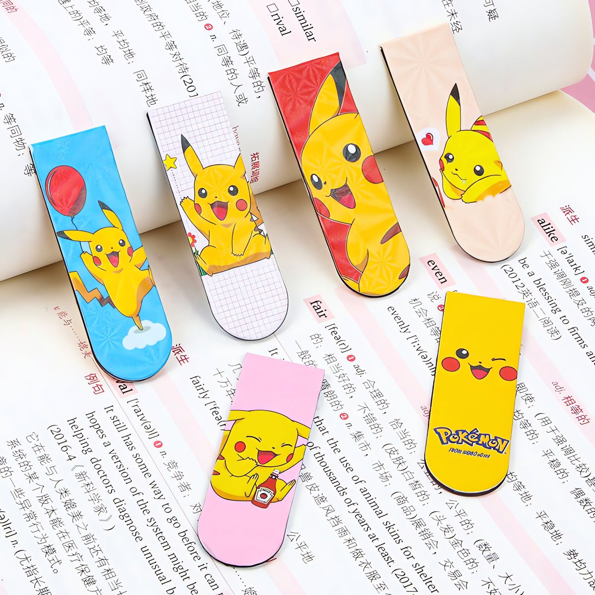 Pikachu magnetic bookmarks – photo 4