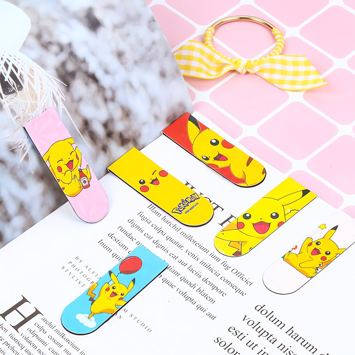 Pikachu magnetic bookmarks – photo 7
