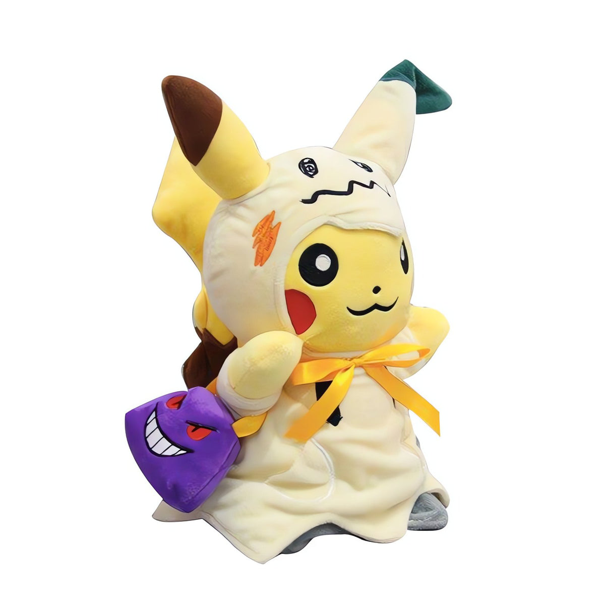 Pikachu plush in Mimikyu costume with Gengar bag – photo 6