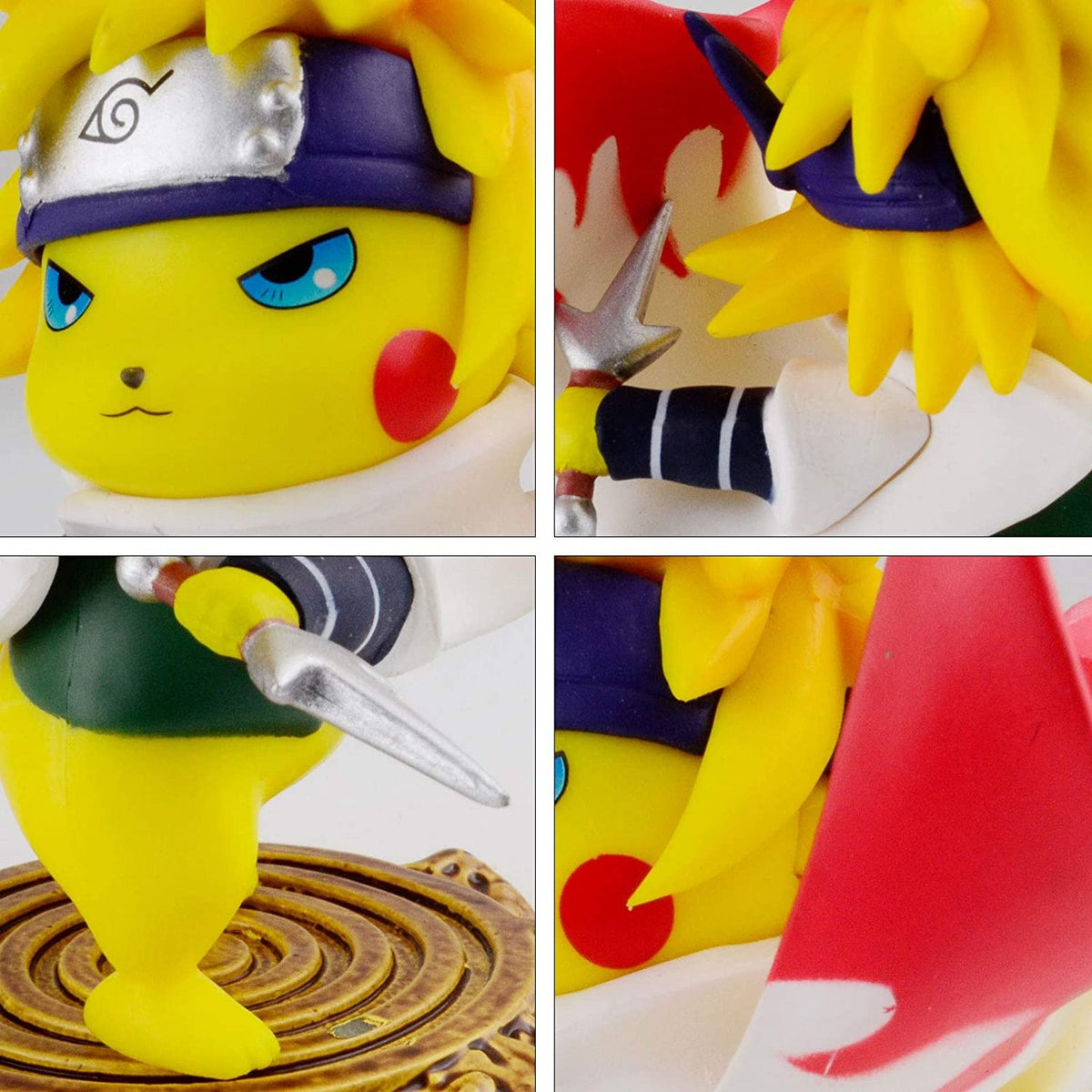 Pikachu figure dressed as Minato Namikaze, 10cm – photo 6