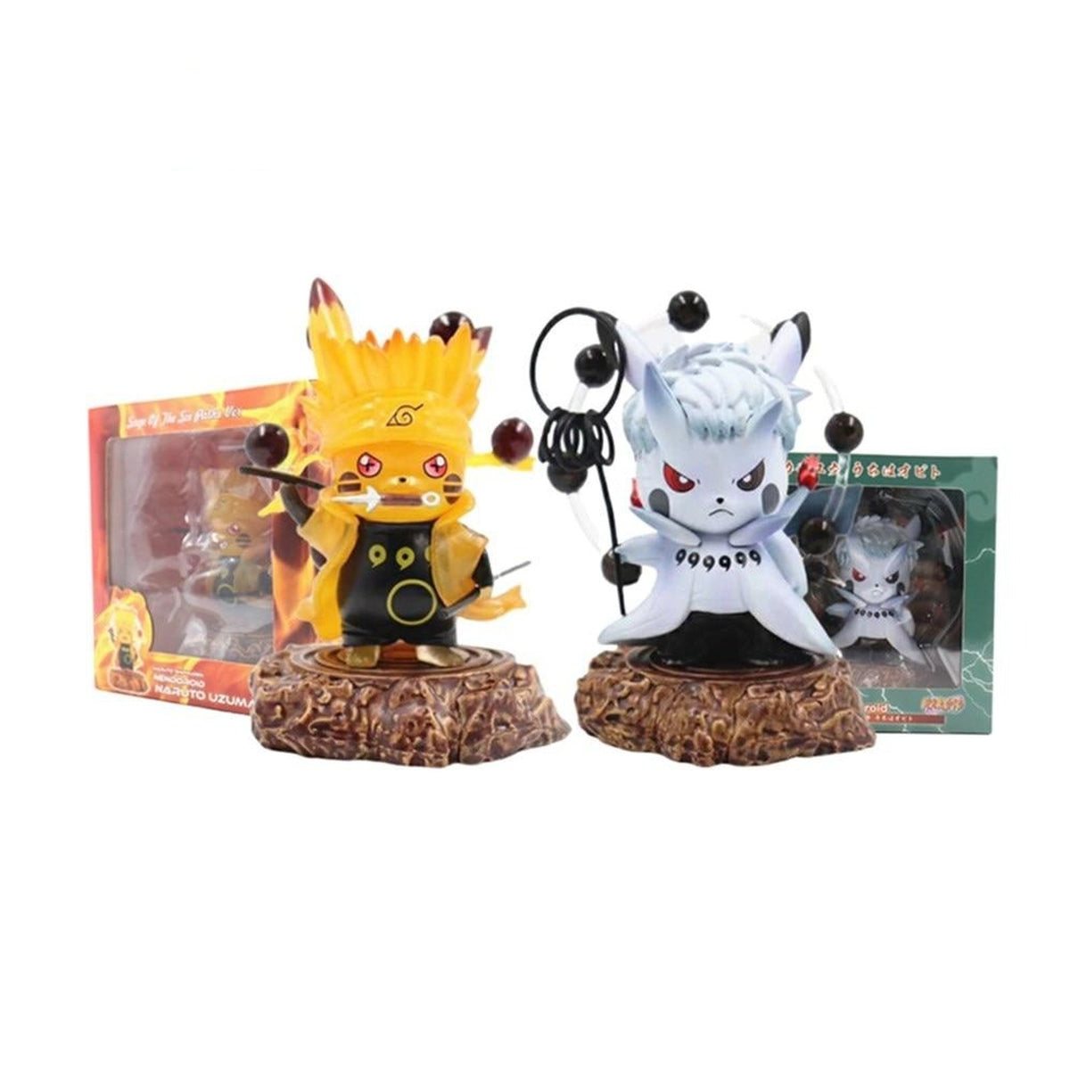 Pikachu cosplay figure in Naruto-style costume