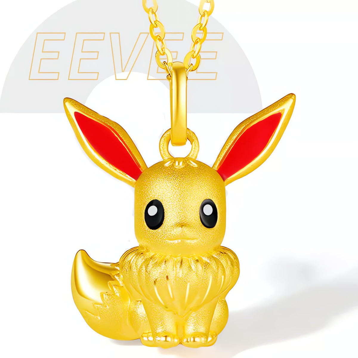 Pikachu necklace and ring jewellery – Eevee D