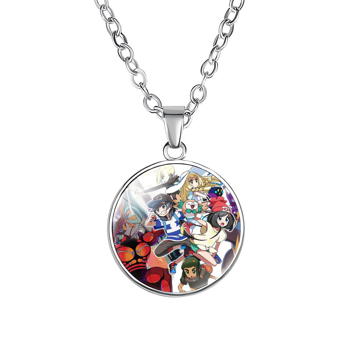 Pikachu necklace with round pendant – 13