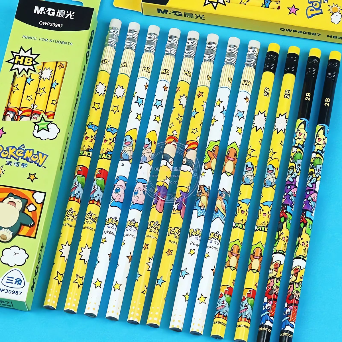 Set of 12 Pikachu pencils – photo 6