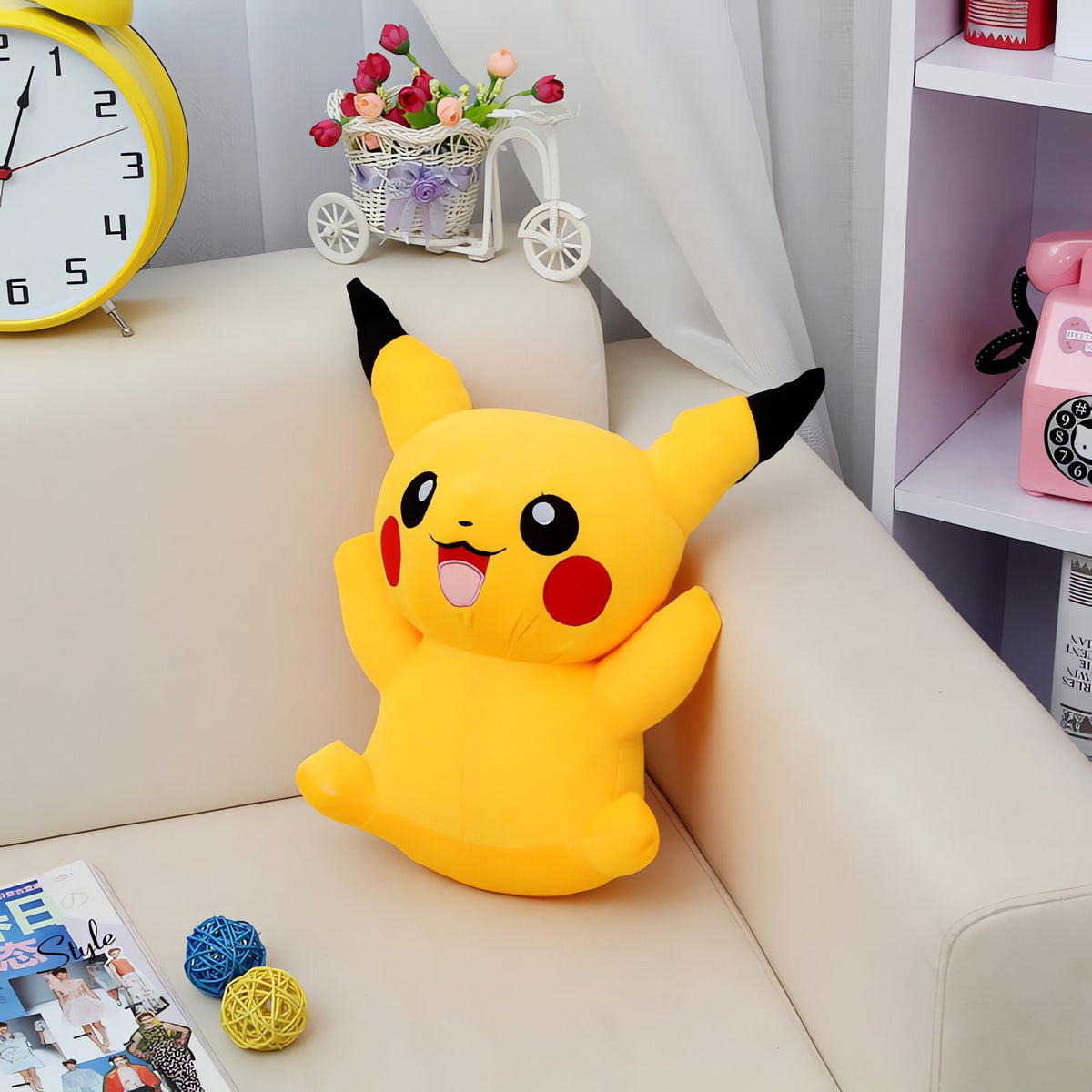 Pikachu plush toy, 20cm – photo 5