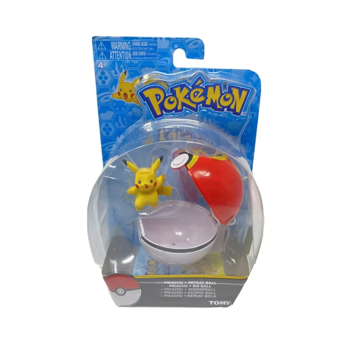 Pikachu figure with Poké Ball and Noibat or Dedenne – Pikachu 2