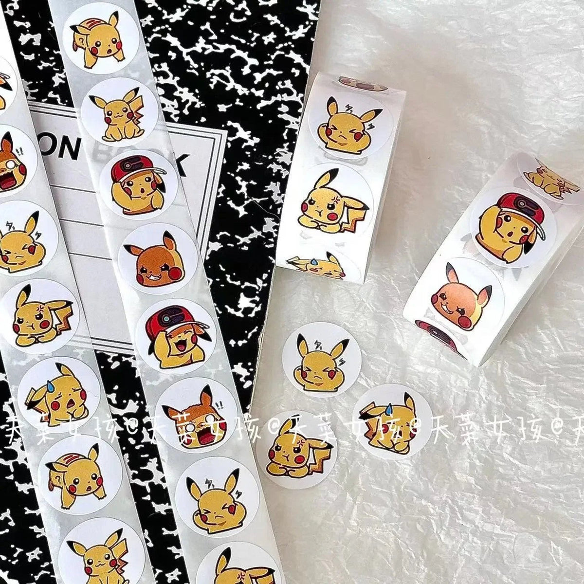 Roll of Pikachu and Pokémon stickers – photo 2