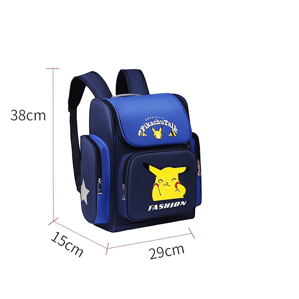 Blue Pikachu school backpack – Blue Pikachu, Small
