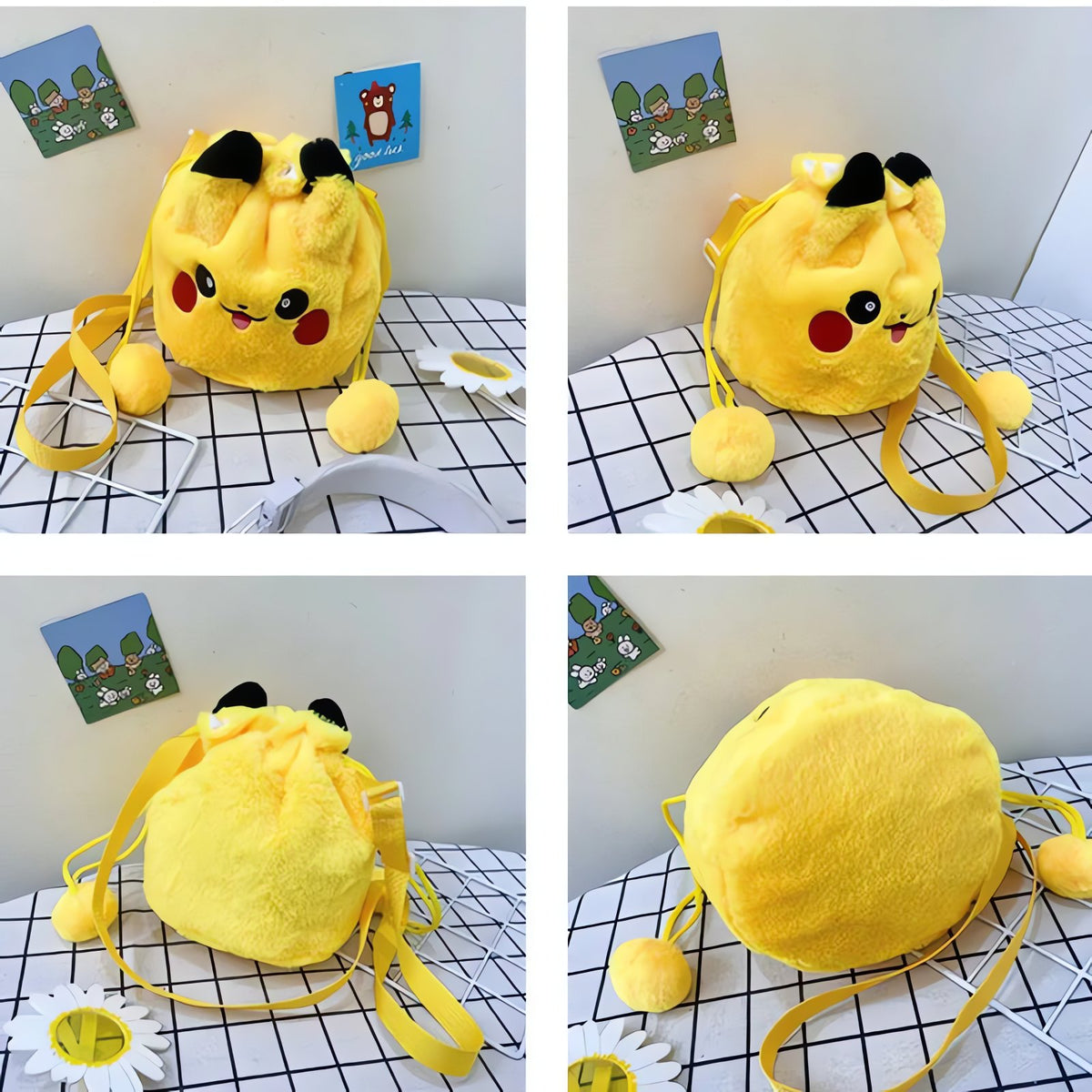 Fluffy Pikachu shoulder bag – photo 4