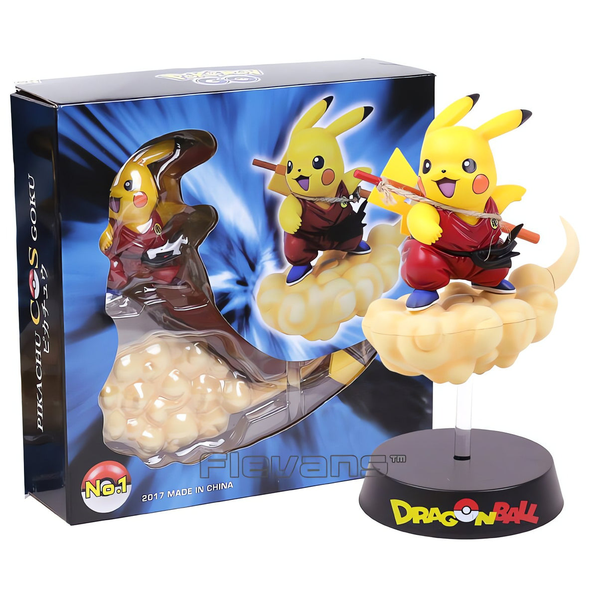 Pikachu in a Son Goku outfit, 18cm figure – photo 5