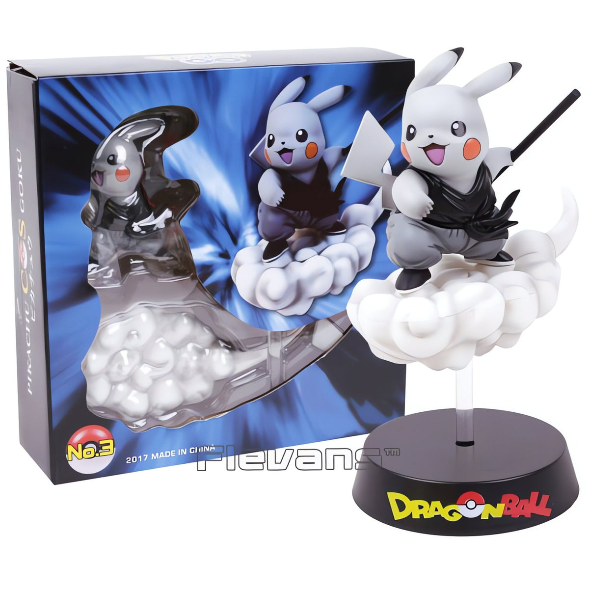 Pikachu in a Son Goku outfit, 18cm figure – Black