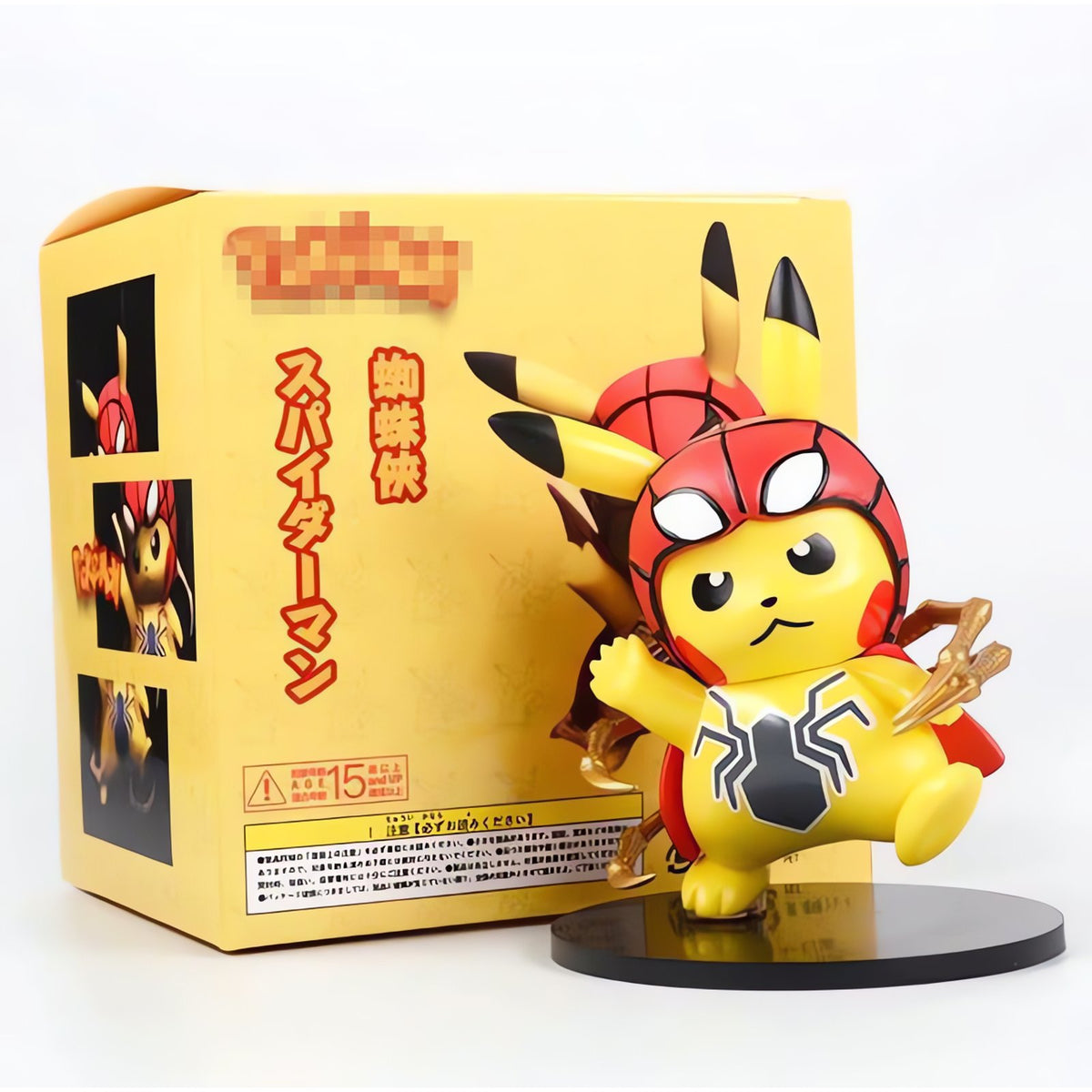 Pikachu superhero cosplay figure, 10cm – Pikachu as Spider-Man