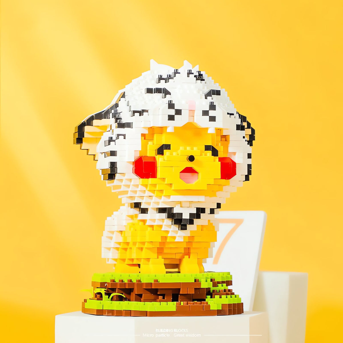Pikachu in a tiger costume, 3D building set – photo 5