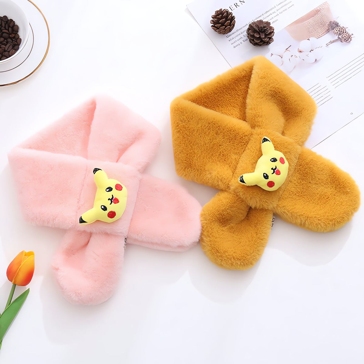 Pikachu toddler fleece scarf – photo 10