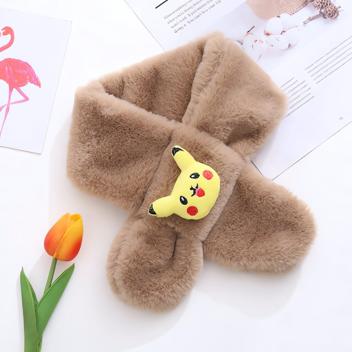 Pikachu toddler fleece scarf – Pikachu 1