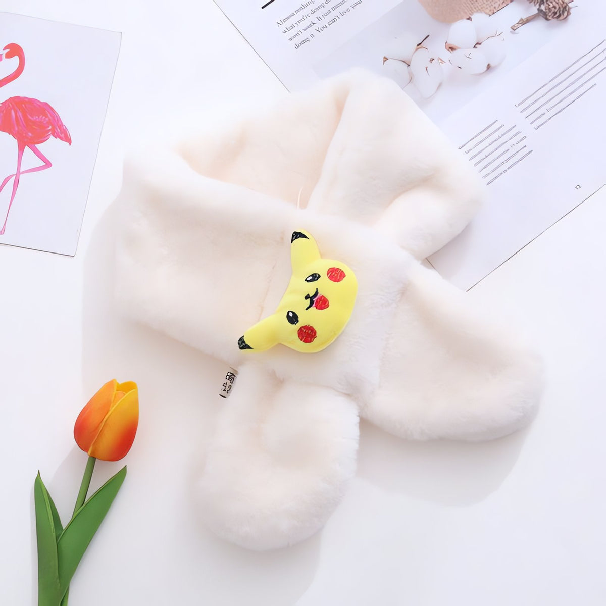 Pikachu toddler fleece scarf – Pikachu 2