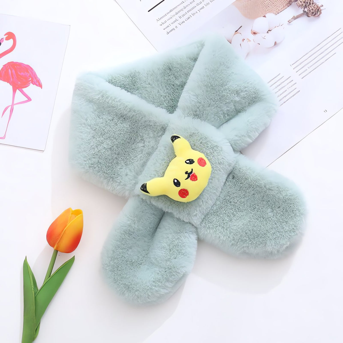 Pikachu toddler fleece scarf – Pikachu 3