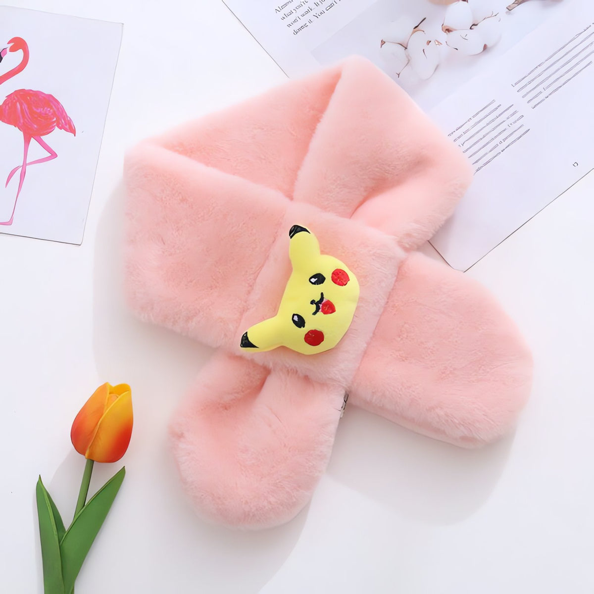 Pikachu toddler fleece scarf – Pikachu 4