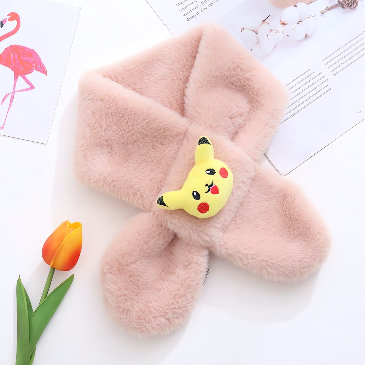 Pikachu toddler fleece scarf – Pikachu 7