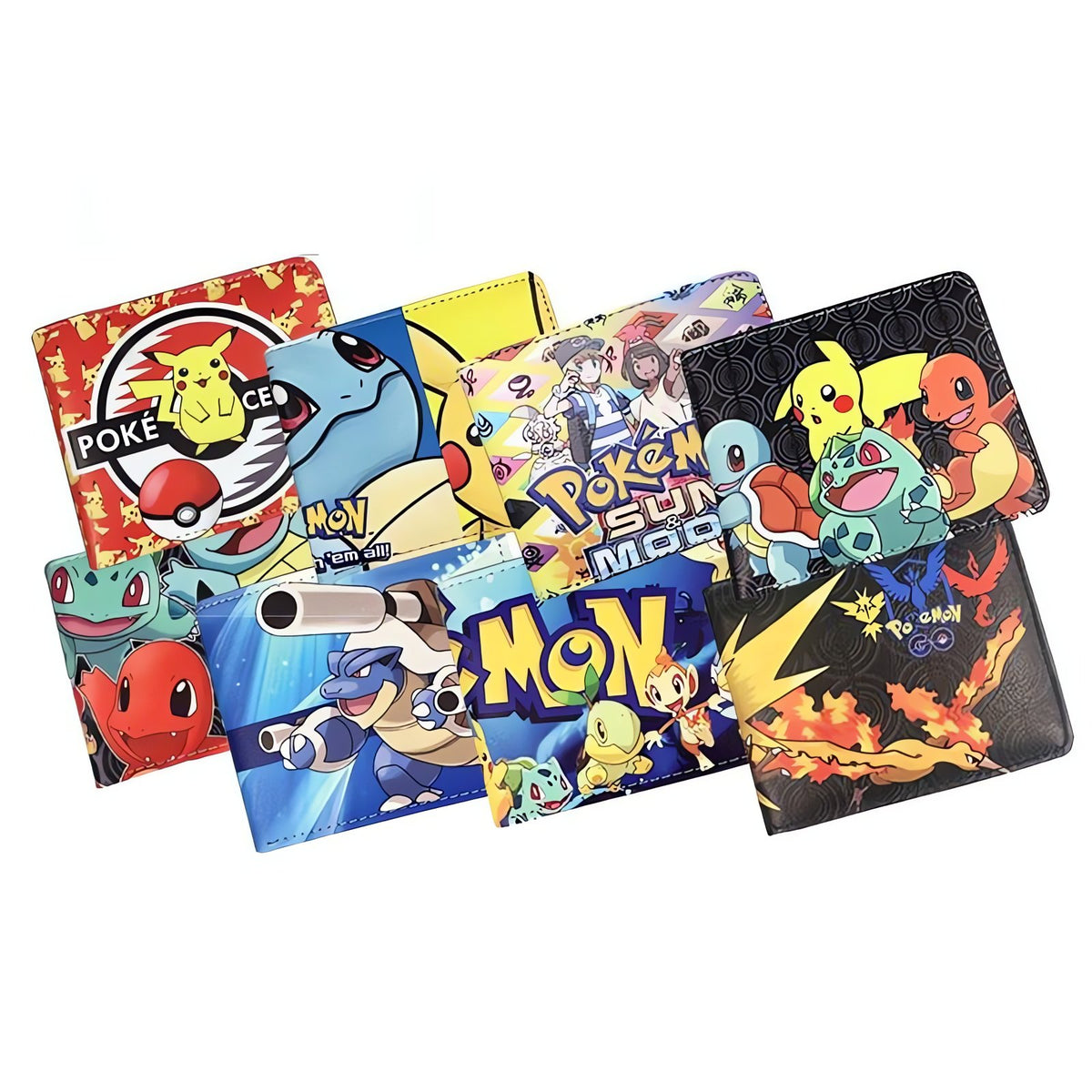 Pikachu wallet in a choice of designs