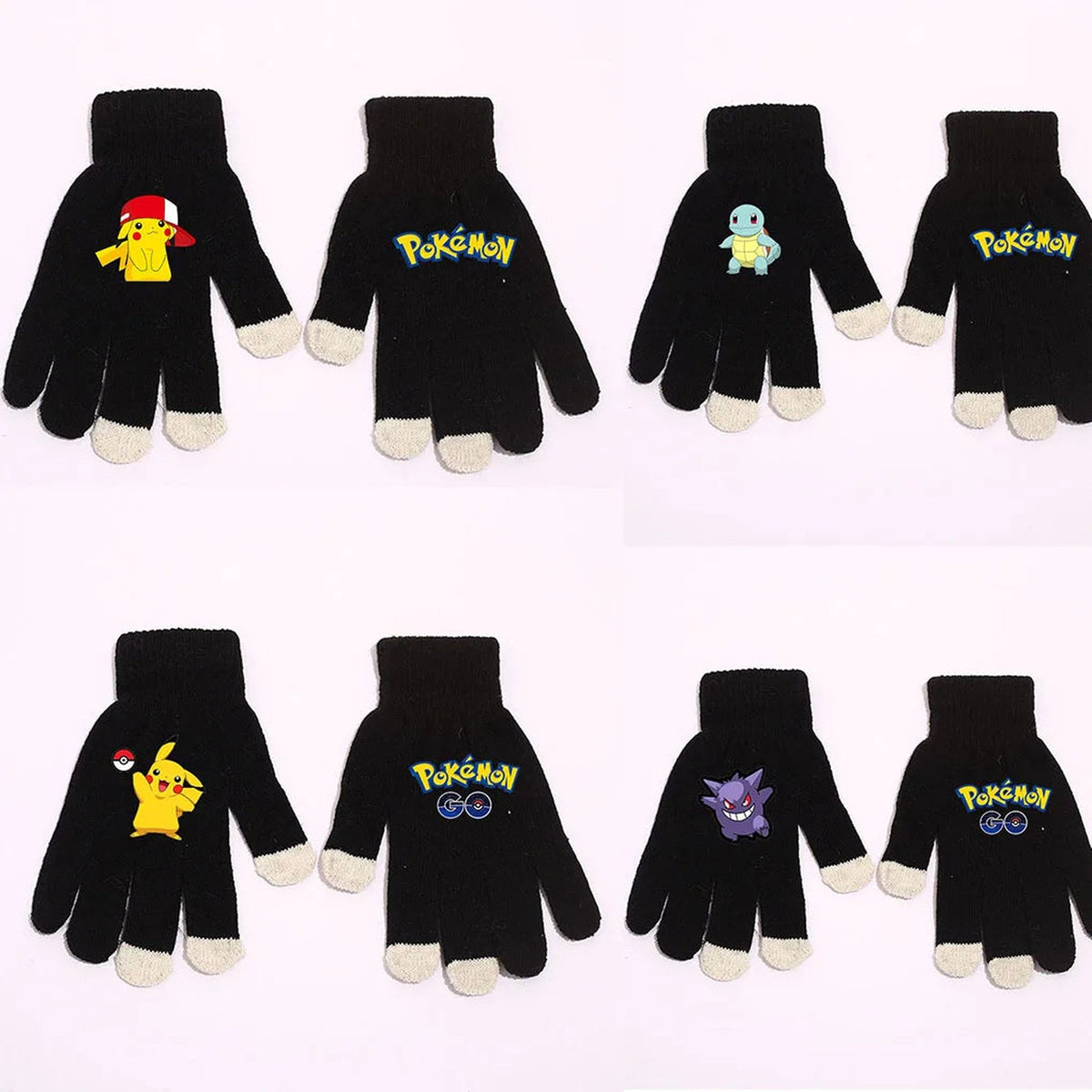 Pikachu winter gloves