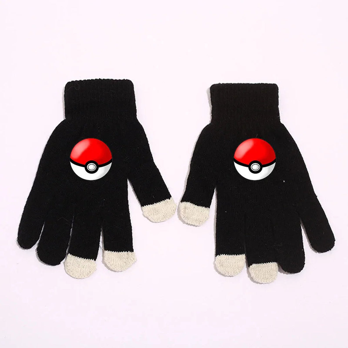 Pikachu winter gloves – Black