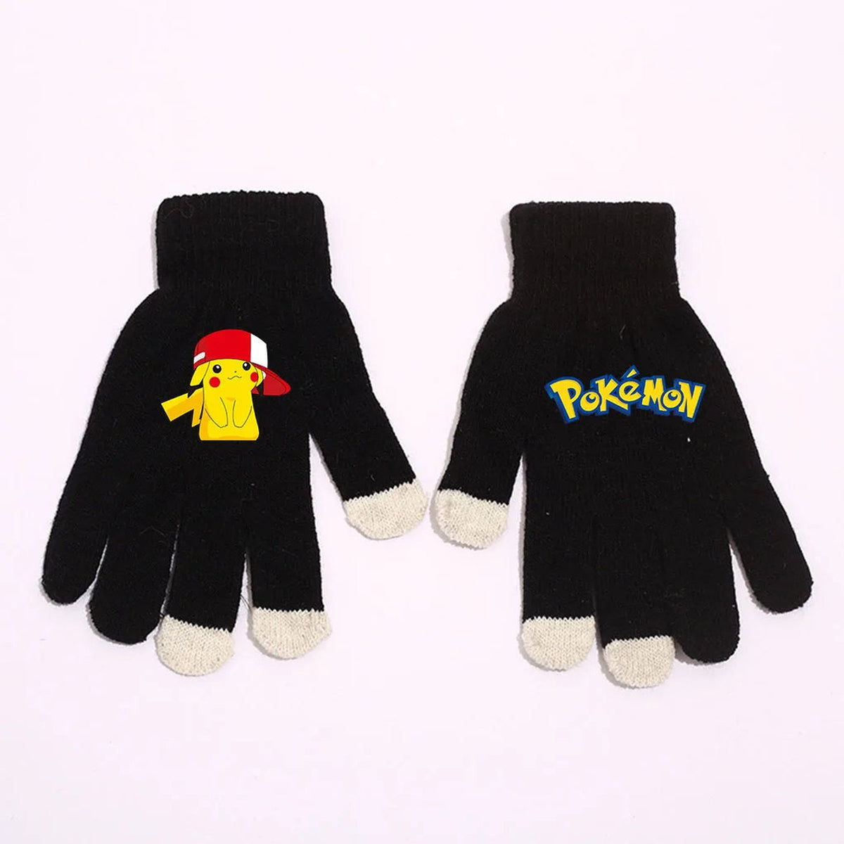 Pikachu winter gloves – Grey