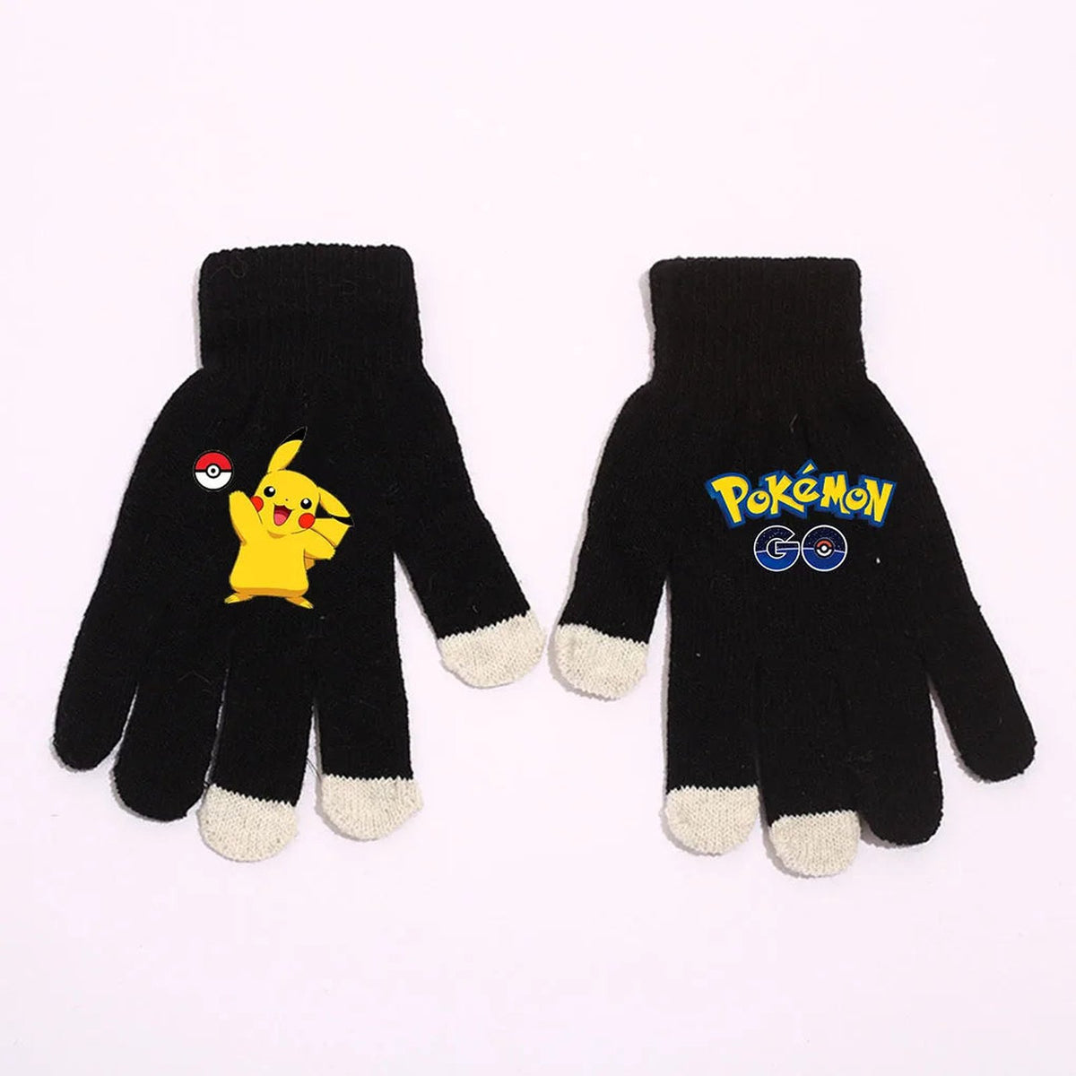 Pikachu winter gloves – Pink