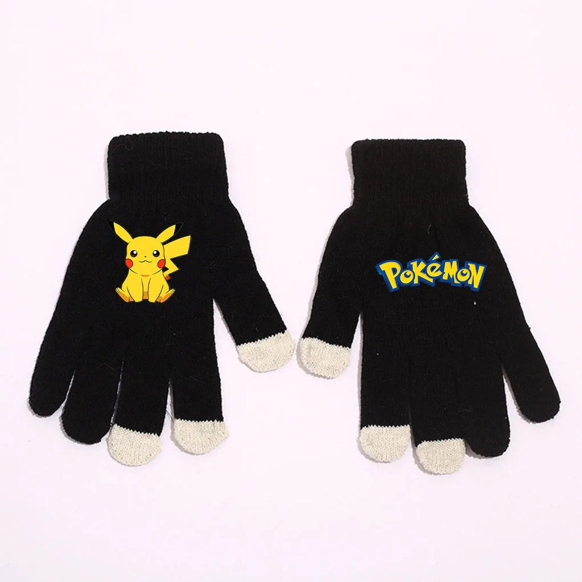 Pikachu winter gloves – Red