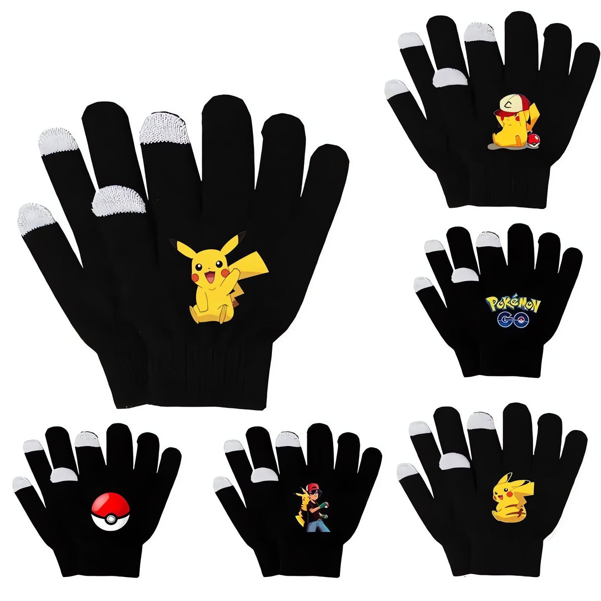 Pikachu winter gloves