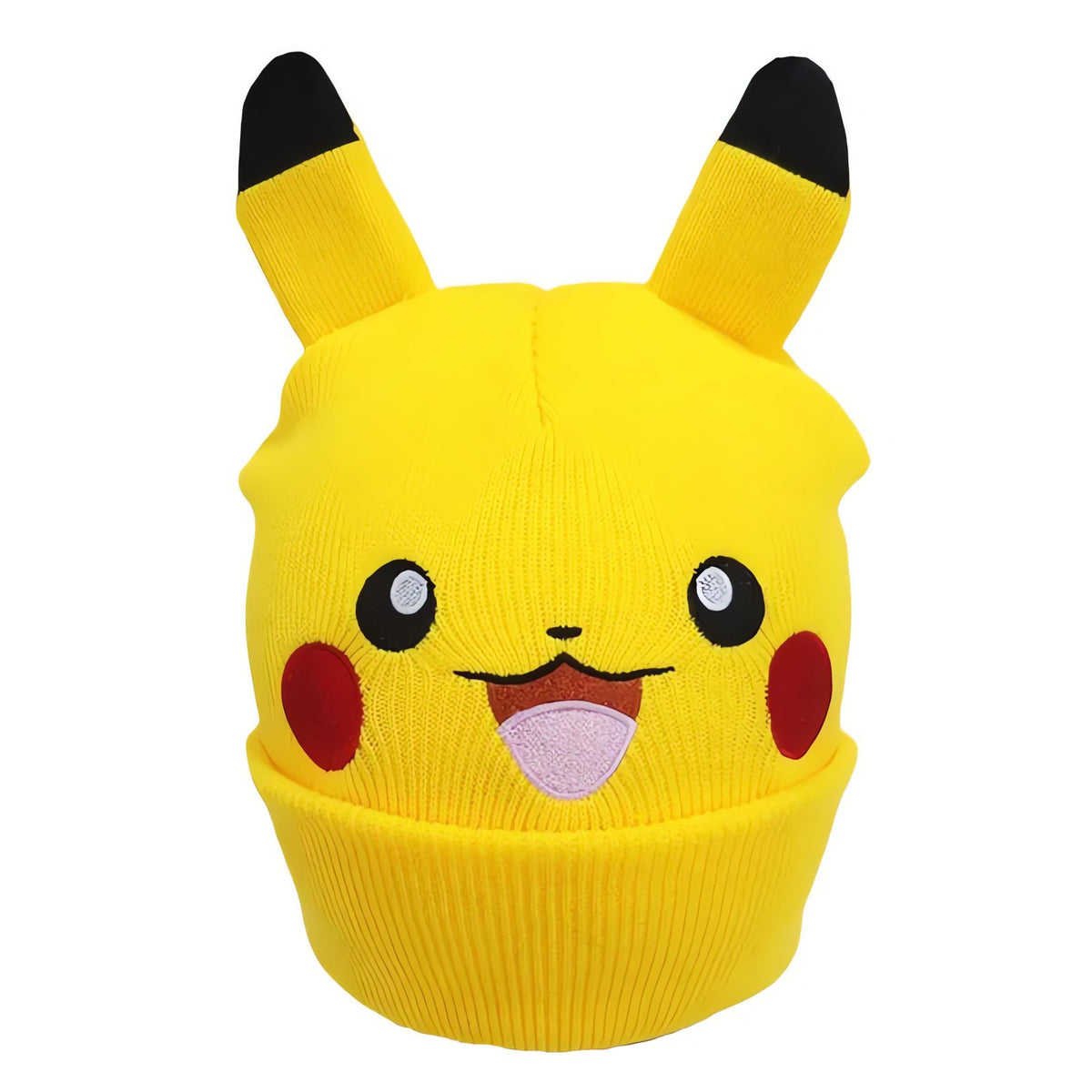 Pikachu cosplay winter hat with ears