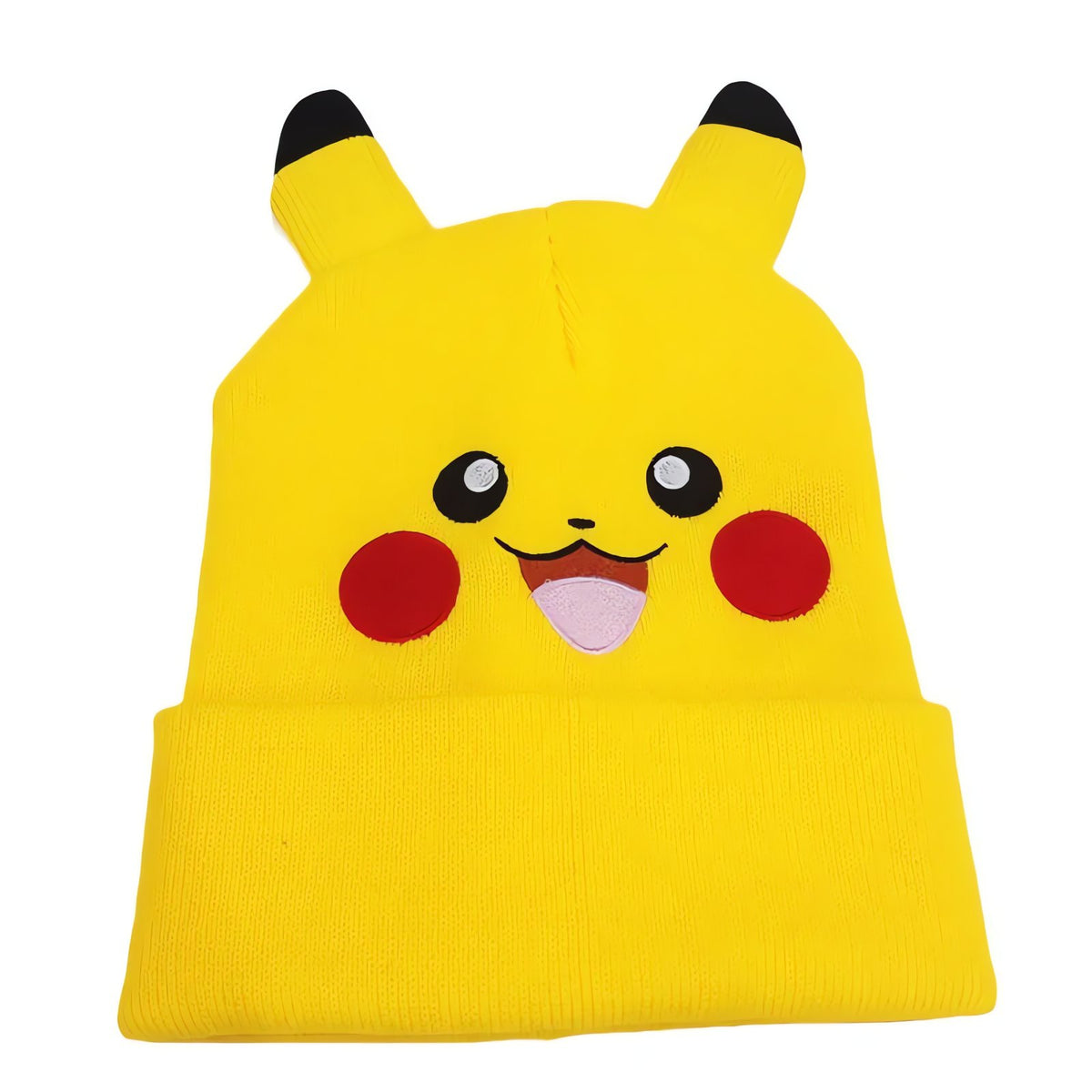 Pikachu cosplay winter hat with ears – photo 4