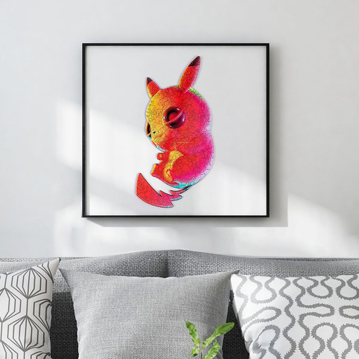 Colourful wooden Pikachu puzzle – photo 2