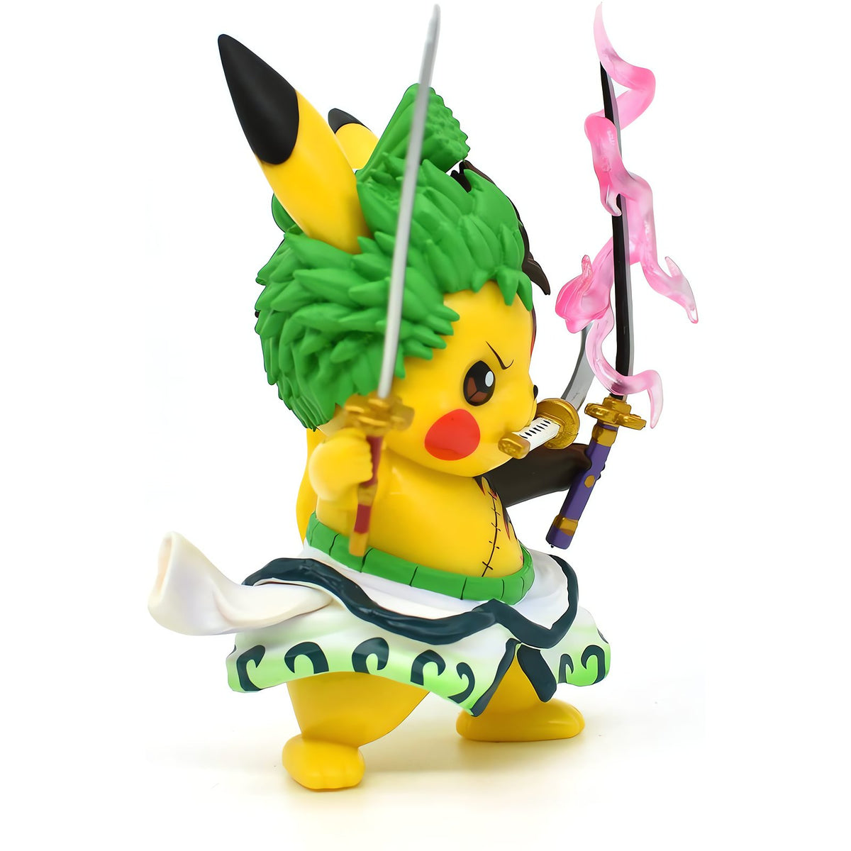 Pikachu figure dressed as Roronoa Zoro, 10cm – photo 5