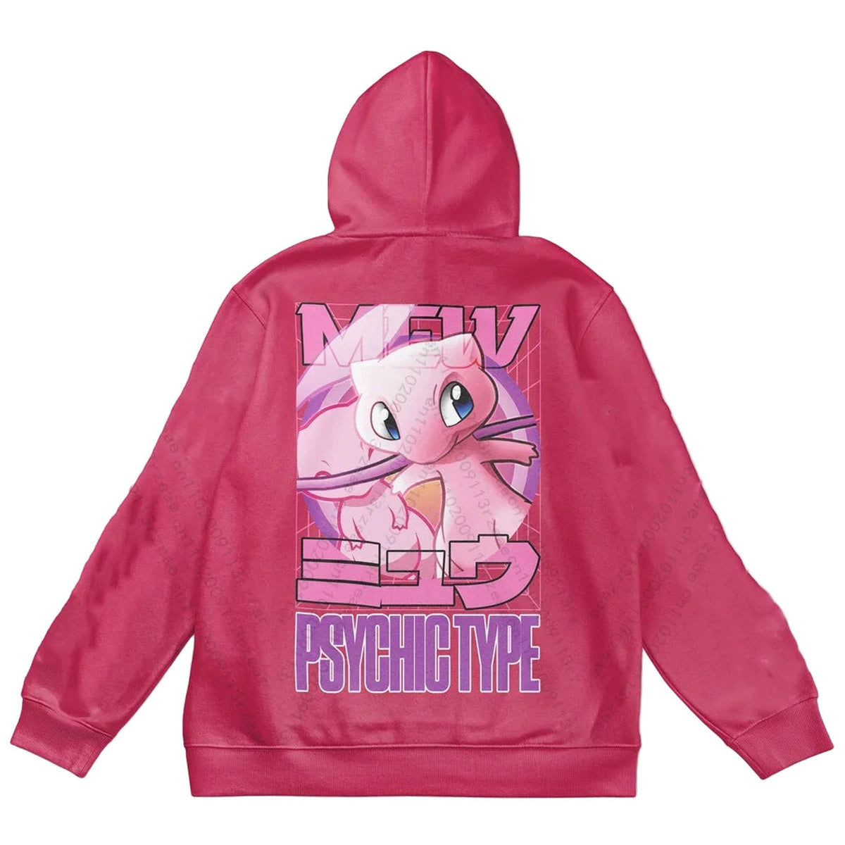 Pink Mew Pokémon hoodie