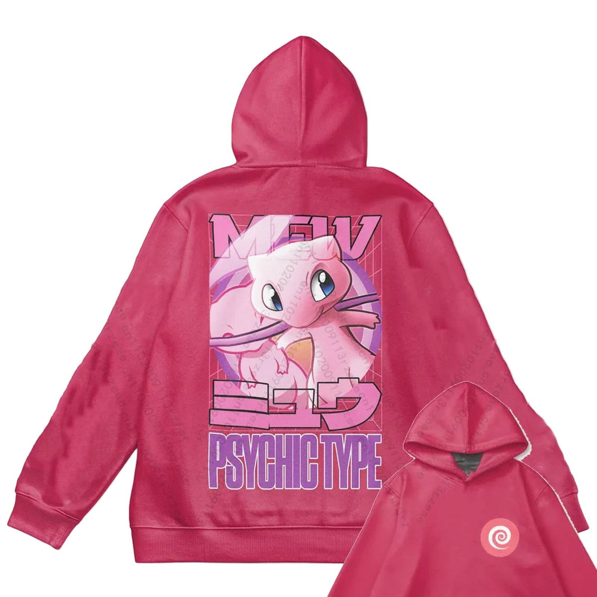 Pink Mew Pokémon hoodie – 6XL