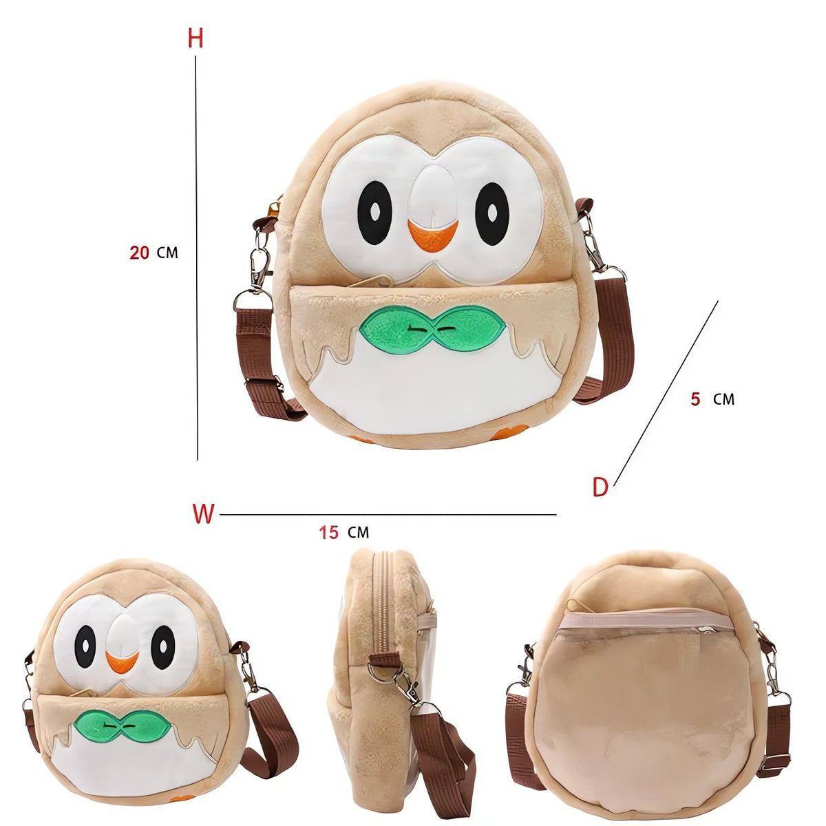 Plush crossbody bag shaped like a Pokémon – photo 4