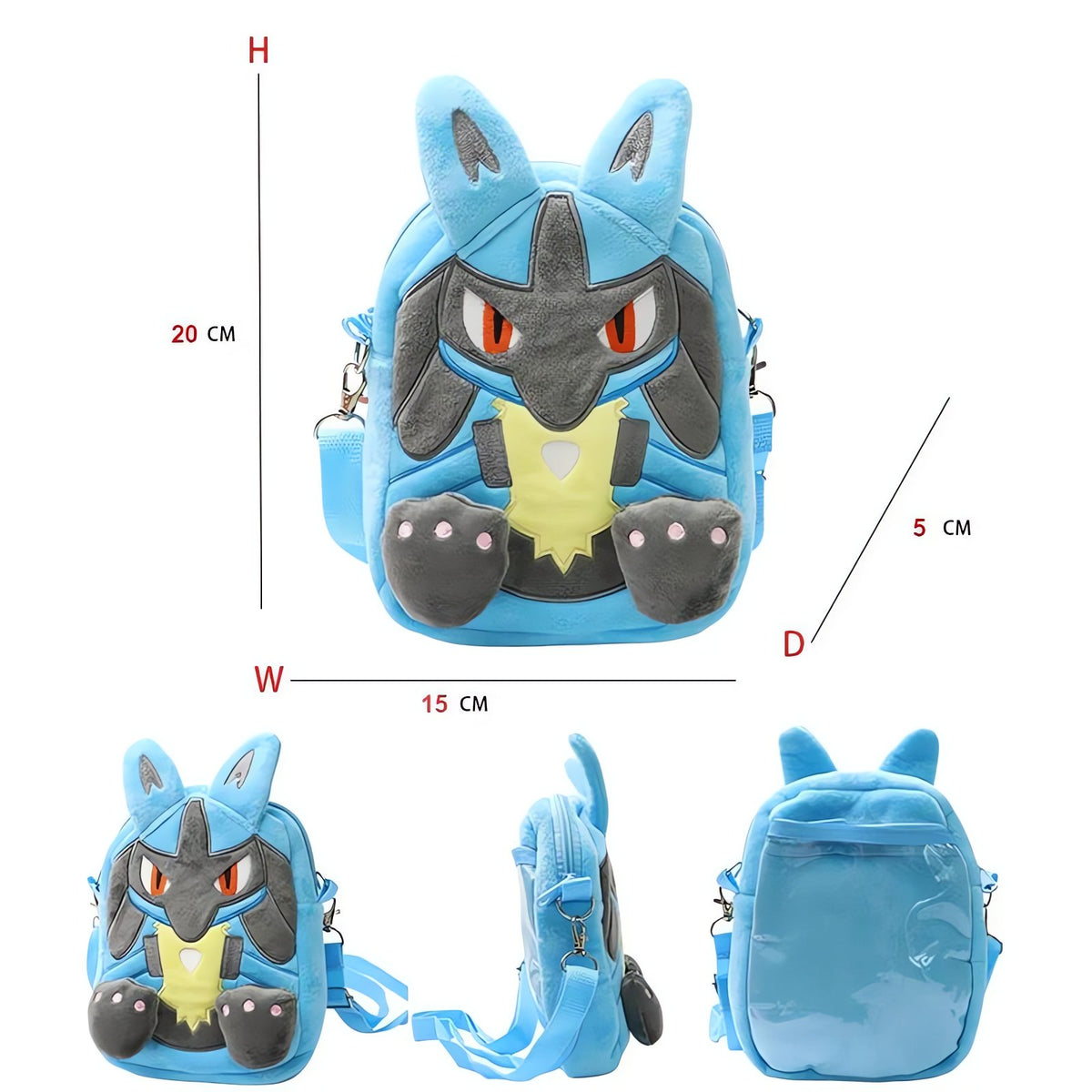 Plush crossbody bag shaped like a Pokémon – photo 5