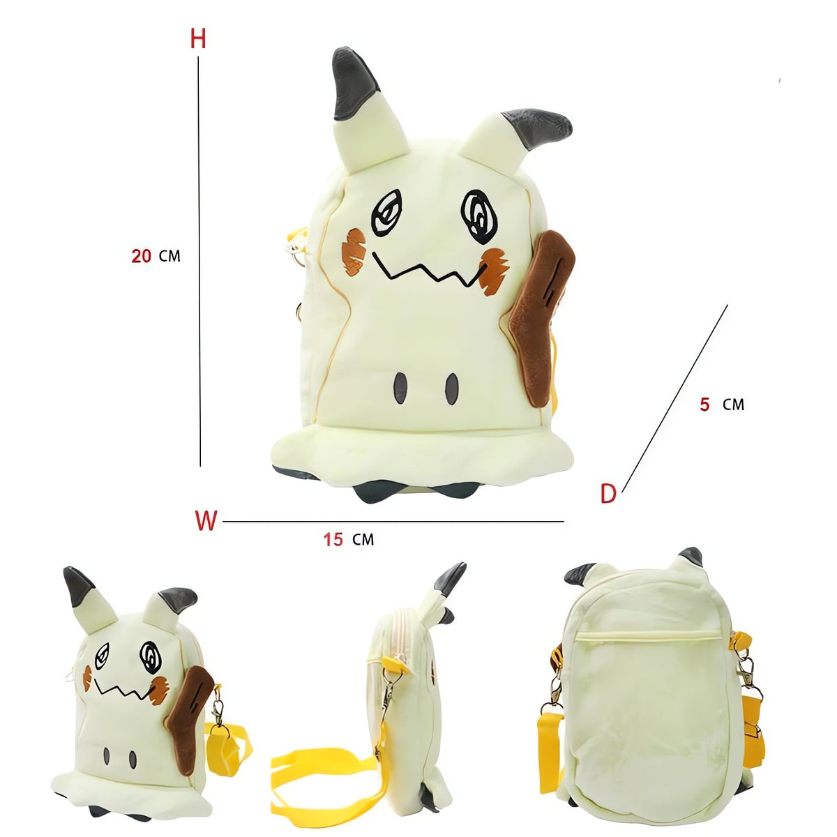 Plush crossbody bag shaped like a Pokémon – photo 6