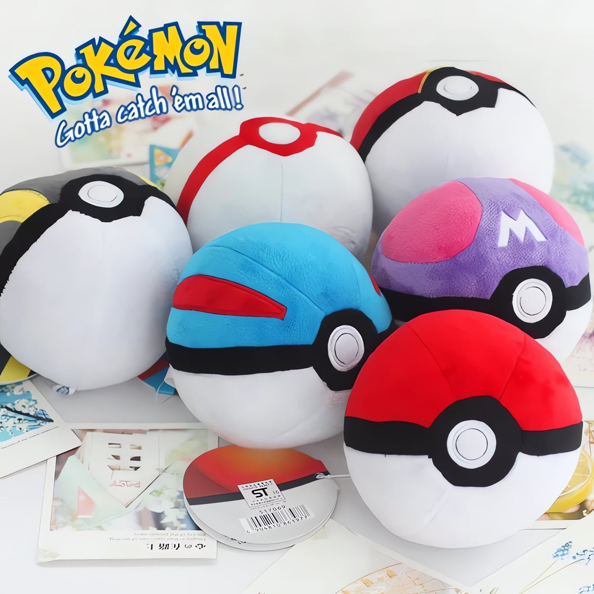 Plush Poké Ball, 7cm – photo 6