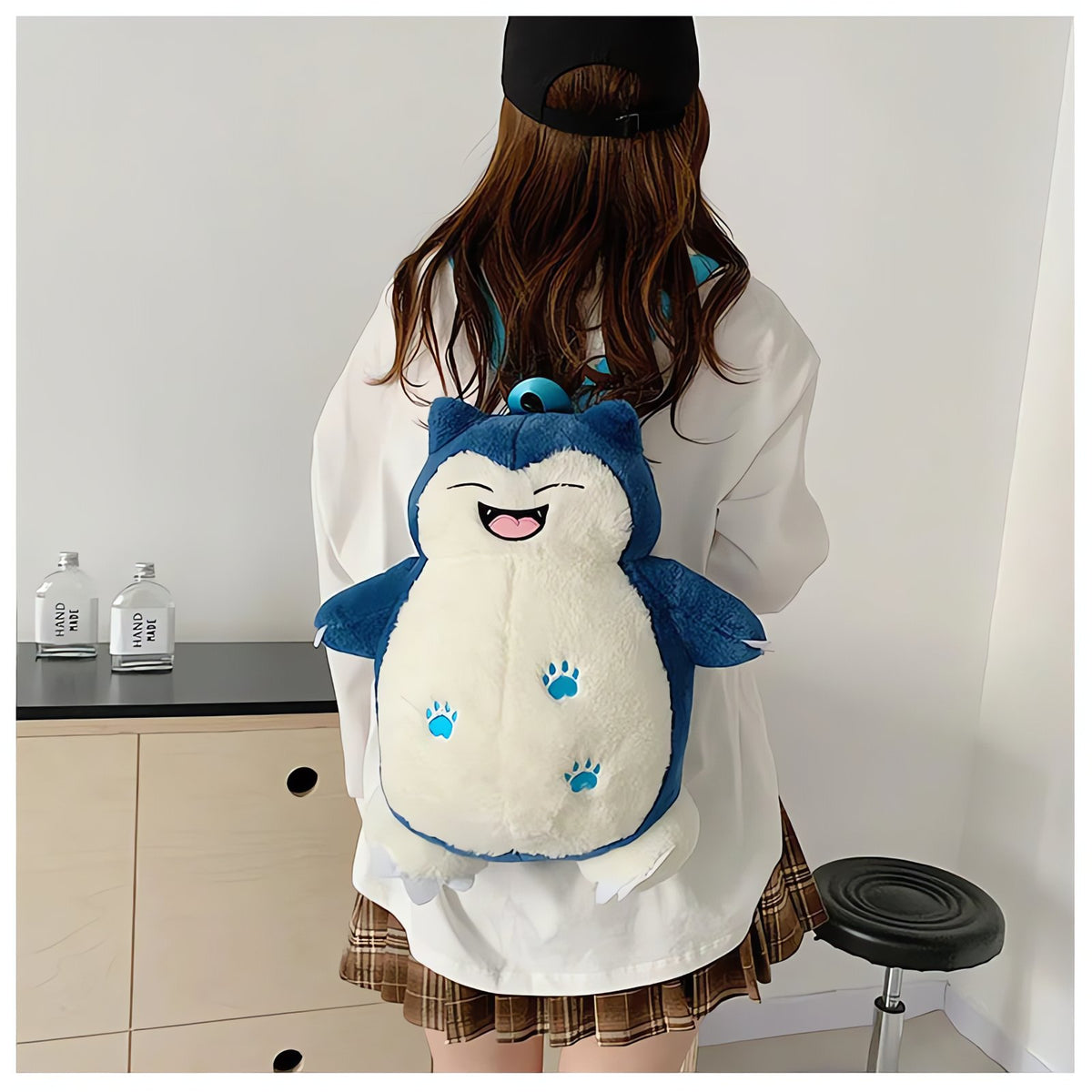 Plush Pokémon backpack bag – Snorlax
