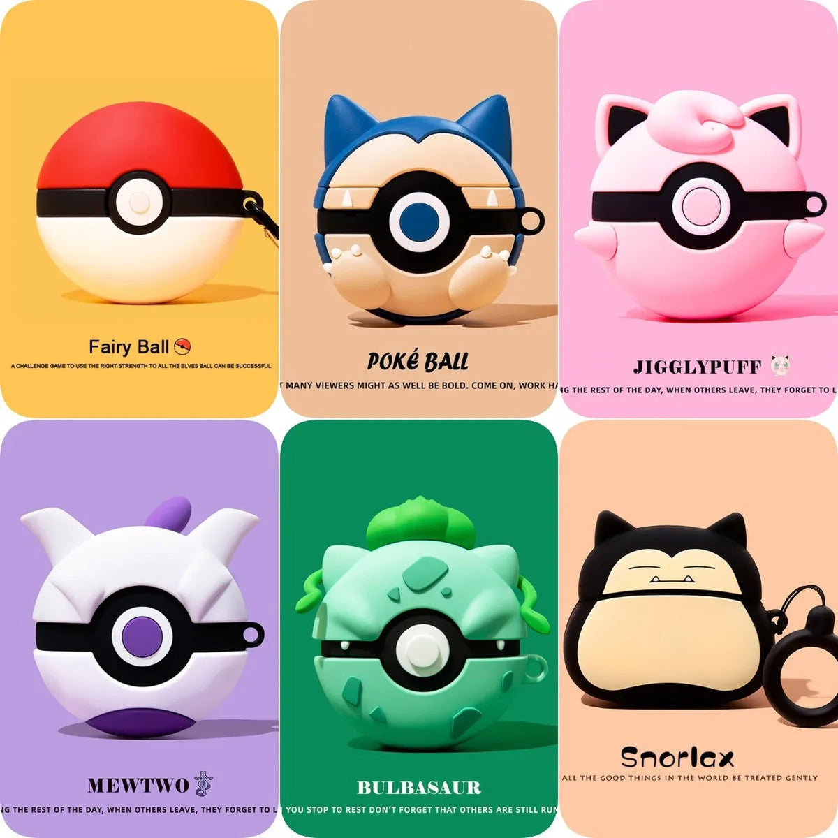 Poké Ball silicone case for AirPods