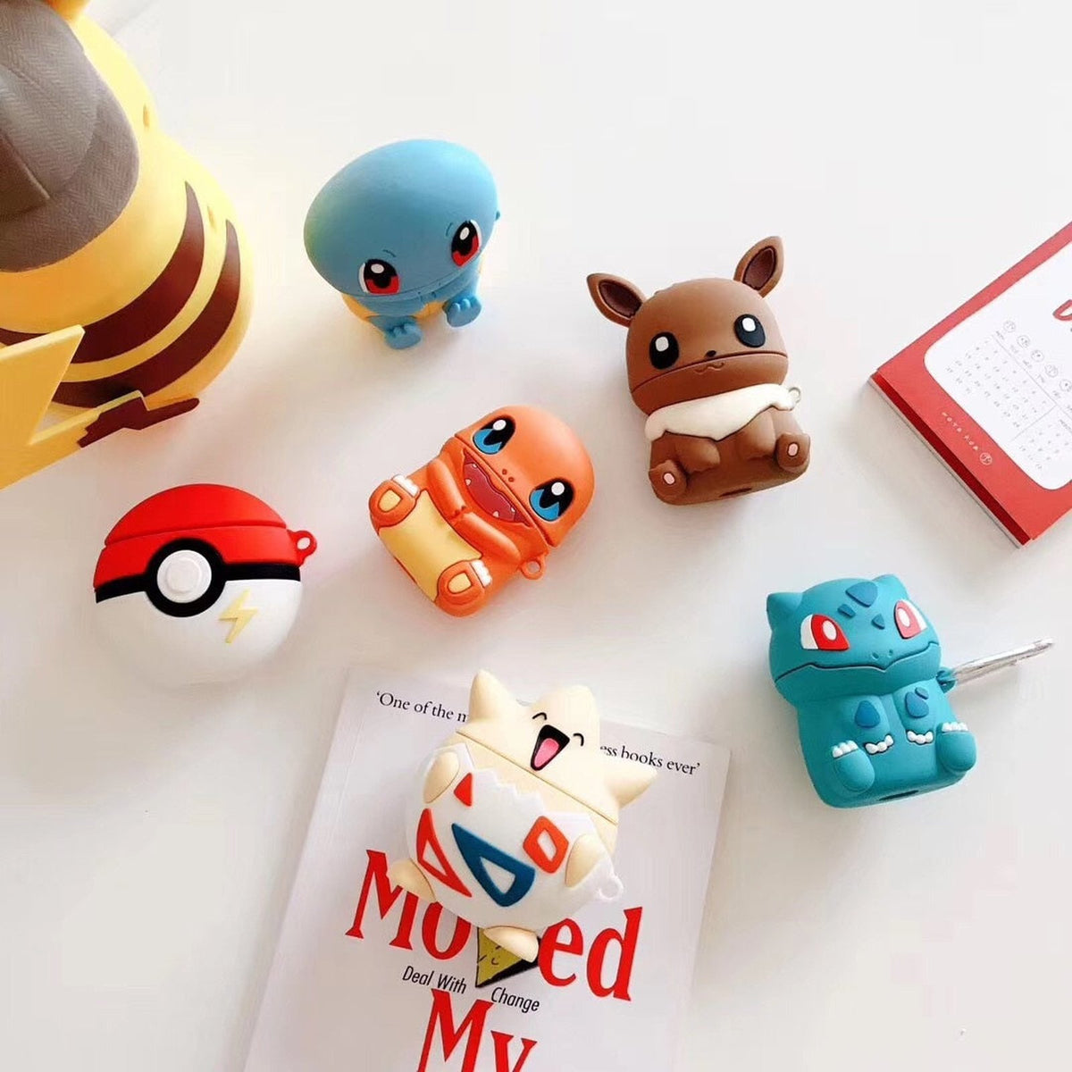 Poké Ball style silicone AirPods case