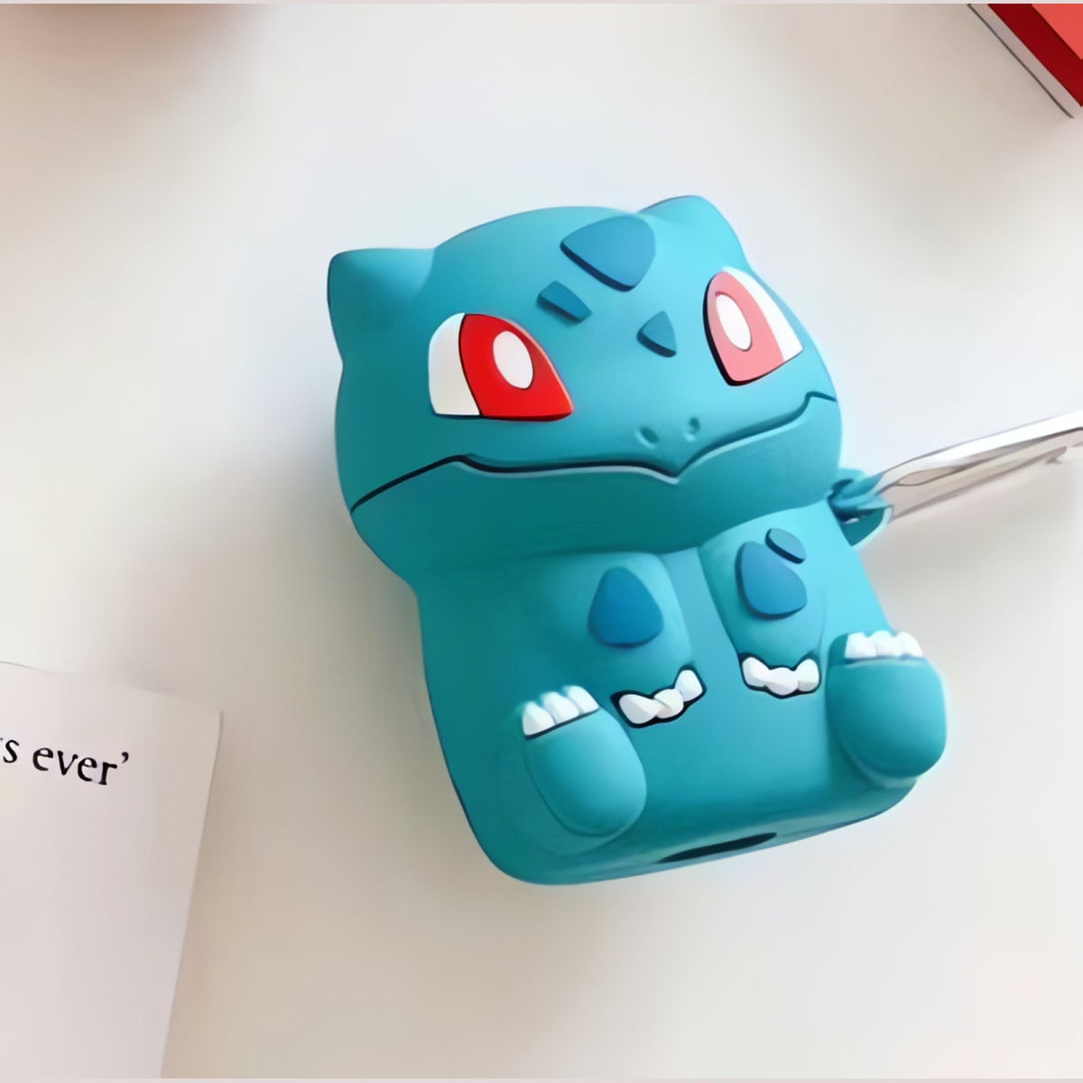Poké Ball style silicone AirPods case – AirPods 1 & 2 – Design 1
