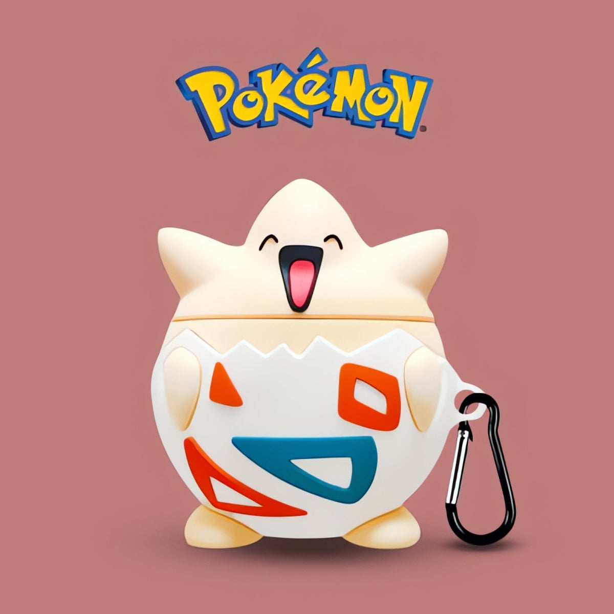 Poké Ball style silicone AirPods case – AirPods 1 & 2 – Design 2