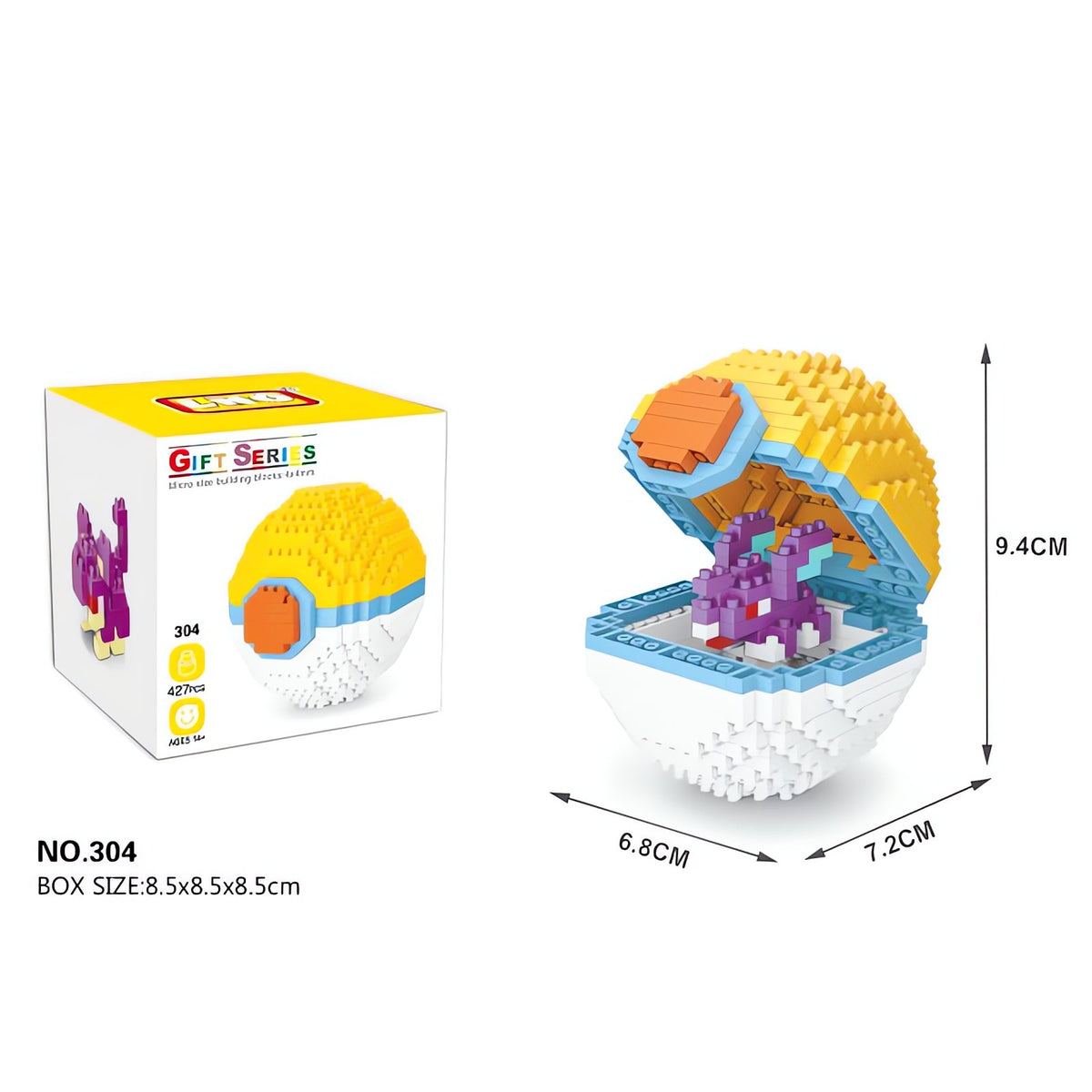 Poké Ball building block sets – 304