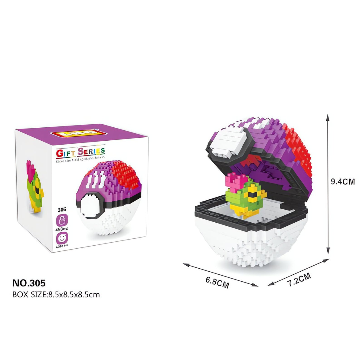 Poké Ball building block sets – 305