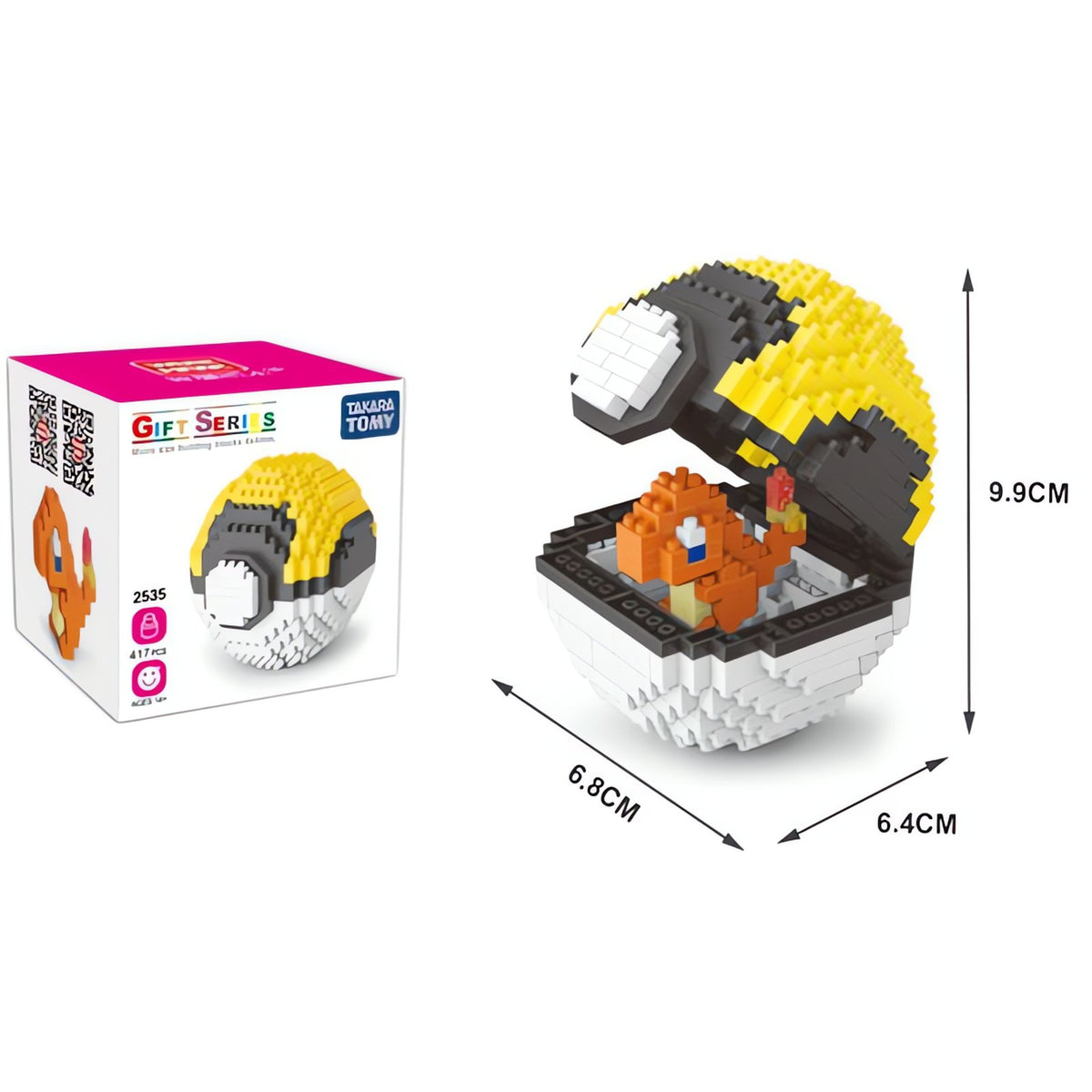 Poké Ball building block sets – Charmander 2535