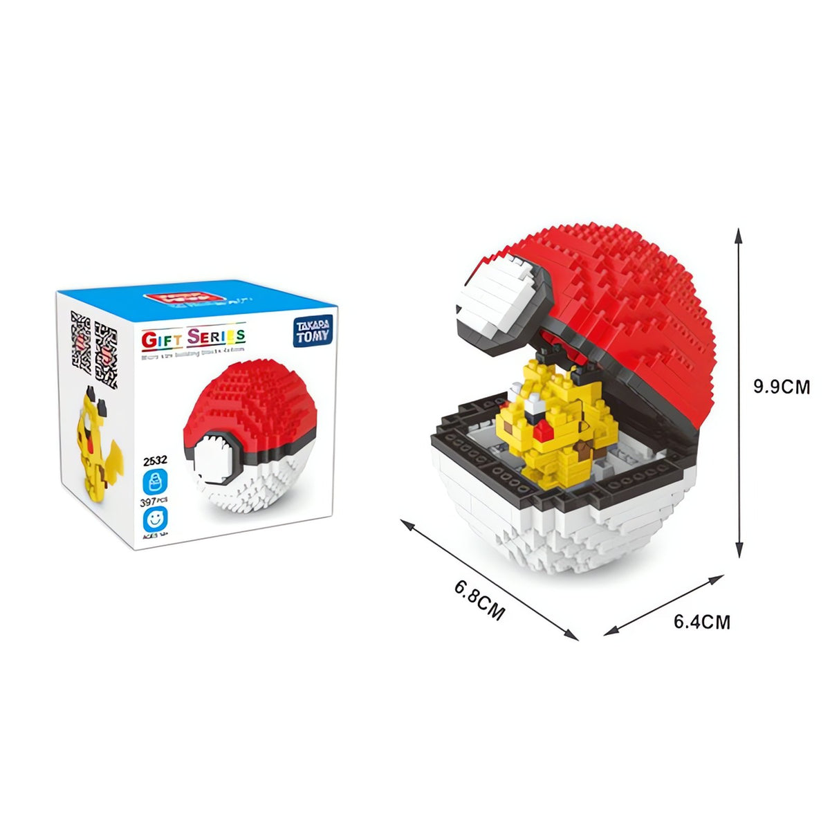 Poké Ball building block sets – Pikachu 2532