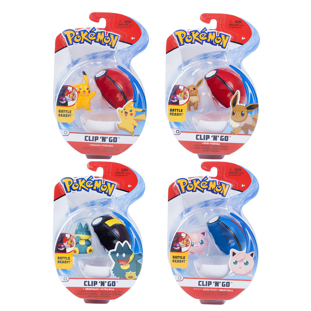 Poké Ball Clip 'n' Go toy with belt clip